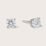 14K Gold Round LXII™ Diamond Solitaire Studs .50CT-2CT