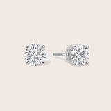 14K Gold Round LXII™ Diamond Solitaire Studs .50CT-2CT