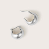 Sophia Silver Boho Bold Hoops