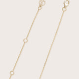 14K Gold Abstract Pearl Necklace