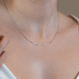 14K Gold Box Chain Necklace