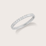 14K Gold Petite Diamond Pave Band