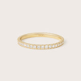 14K Gold Petite Diamond Pave Band