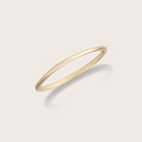 14K Gold Petite Stacker Band