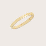 14K Gold Ridged Band