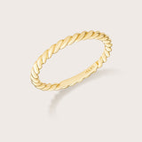 14K Gold Twist Band