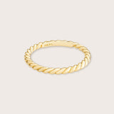 14K Gold Twist Band