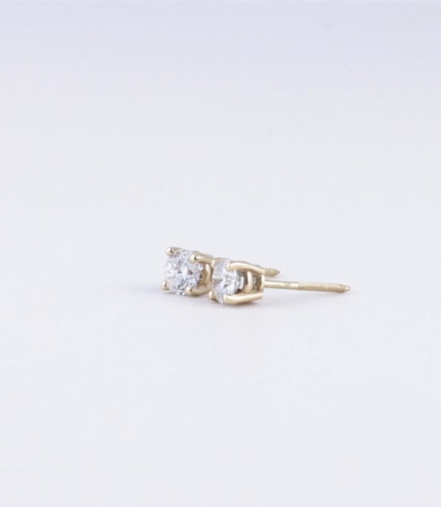 14K 0.5 Carat Diamond Studs